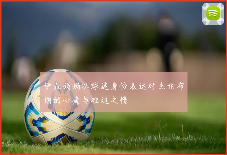 伊森妈妈以球迷身份表达对杰伦布朗的心痛与难过之情